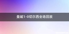 曼城1-0切尔西全场回放