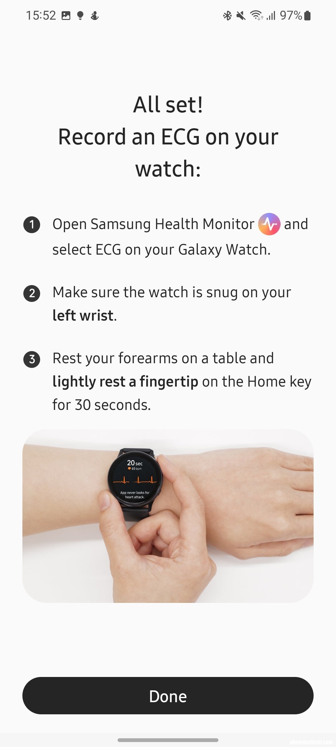 如何使用三星Galaxy Watch 5打开心电图