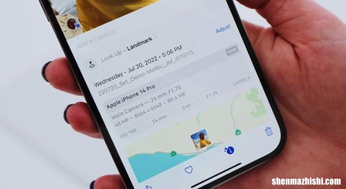 iPhone14Pro的48兆像素,照片大小12兆像素三倍