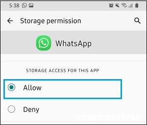 WhatsApp无法在安卓手机上下载图片