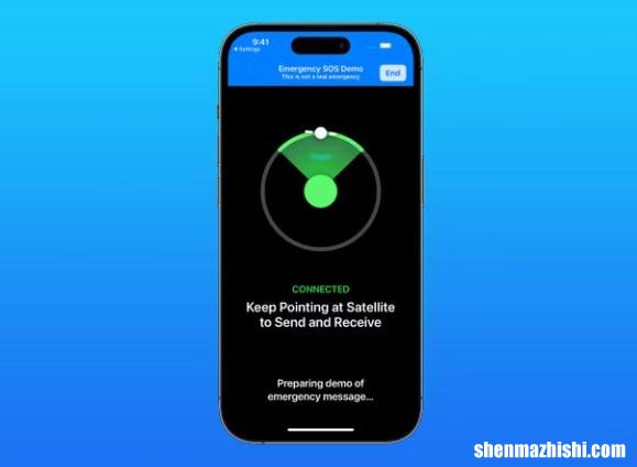 iPhone14的卫星紧急求救功能现已在欧洲推出