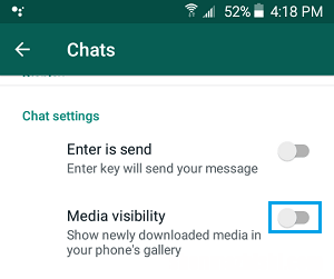 在安卓手机上隐藏WhatsApp照片和视频