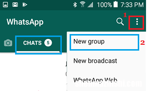 如何在安卓手机上创建WhatsApp群组