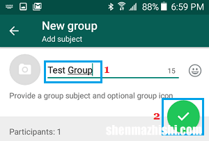如何在安卓手机上创建WhatsApp群组
