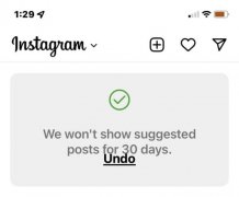 如何在Instagram上隐藏建议的帖子