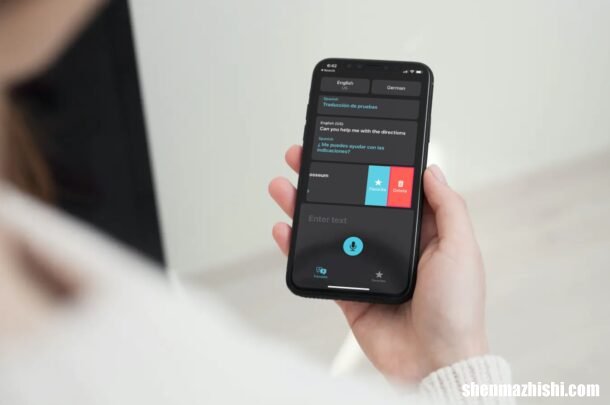 如何在iPhone上的Apple Translate App中删除翻译历史