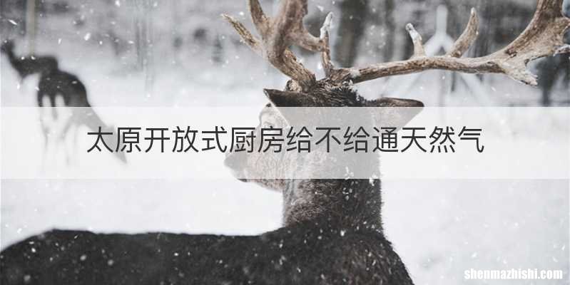 太原开放式厨房给不给通天然气