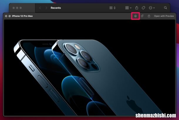 如何在MacBook上使用Quick Look标记图像