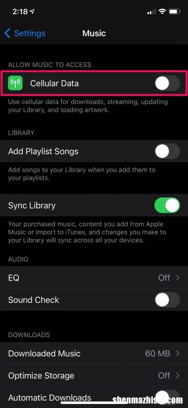 流量过大？怎么限制Apple Music在iPhone上使用蜂窝数据