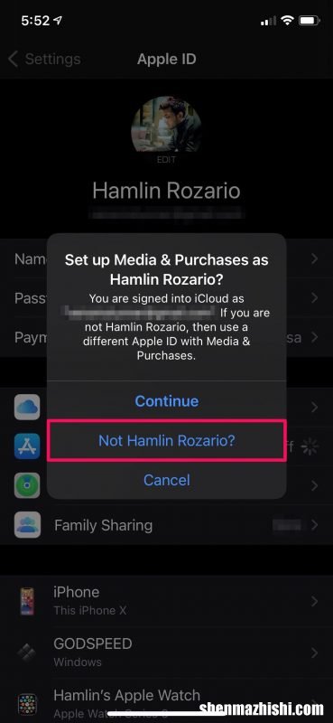 如何使用与购买应用不同的Apple ID进行应用内购买？