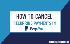 宝贝 如何取消PayPall中的定期付款