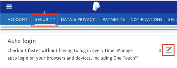 如何停止PayPal一键式自动登录