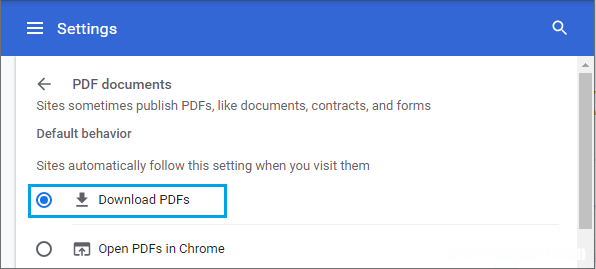 Google浏览器Chrome关闭自动打开pdf文件