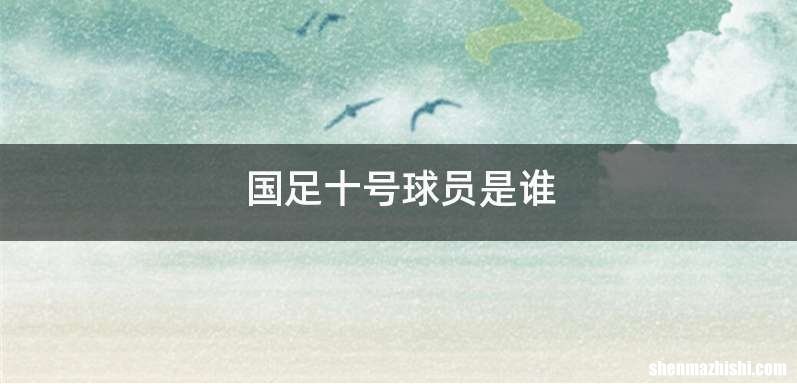 国足十号球员是谁