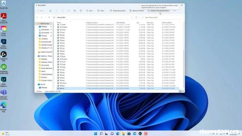 回收站图标在Windows11中消失”快速修复”方法