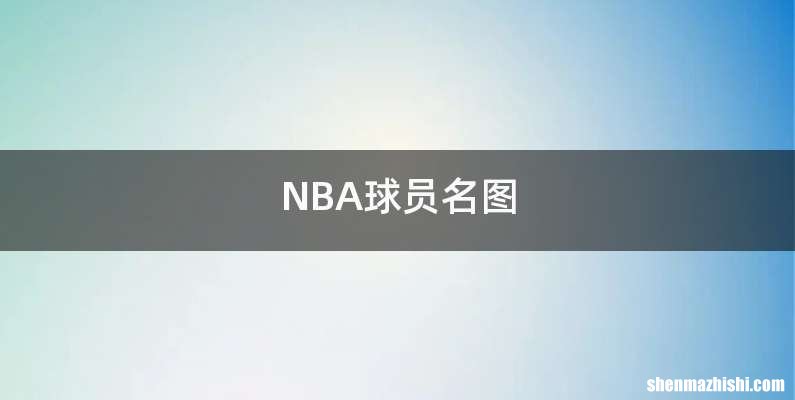 NBA球员名图