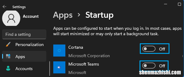 如何在Windows11中禁用启动程序，禁用启动项方法