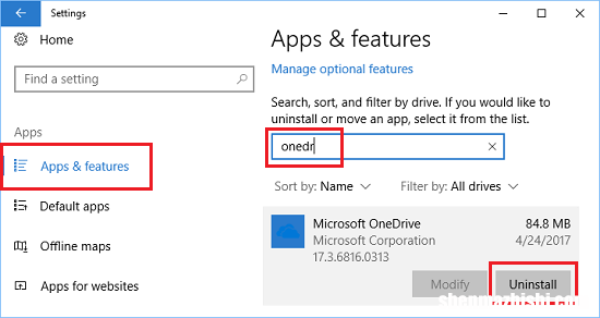 如何在Windows10中禁用或卸载OneDrive
