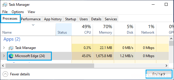 修复Windows10/11中Microsoft Edge的高内存使用率