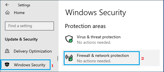 如何在Windows10中重置防火墙设置