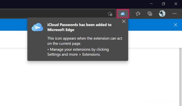 怎么在Microsoft Edge上安装iCloud密码扩展
