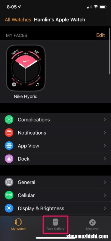 苹果手表拟我表情在哪里设置，apple watch使用表情表盘