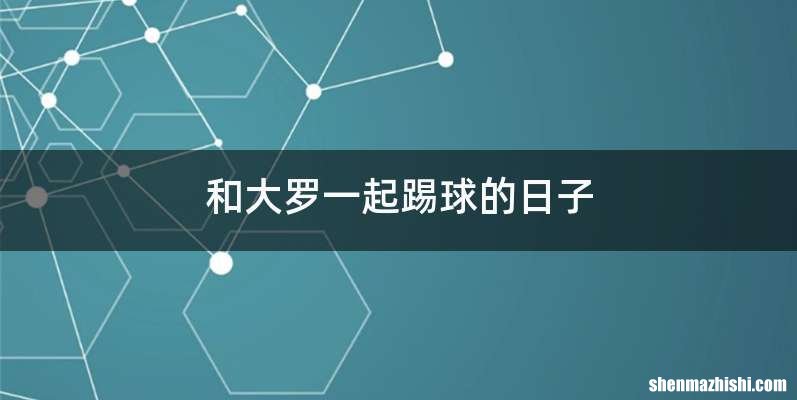 和大罗一起踢球的日子