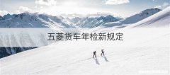 五菱货车年检新规定