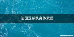 法国足球队身体素质