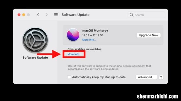 MacOS Monterey禁用“自动安装macOS更新”方法