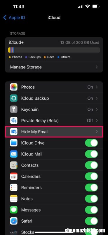 如何在iPhone和iPad设置“隐藏我的电子邮件”