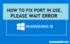 如何修复Windows11/10中的端口使用错误