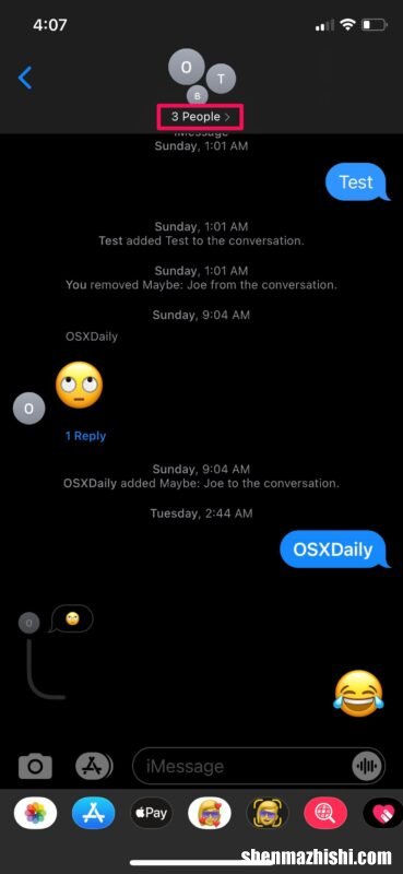 如何在iPhone和iPad上为群组消息设置图片