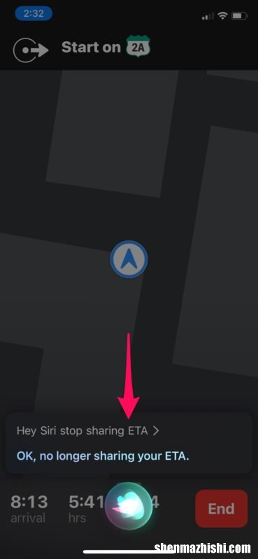 如何使用Siri从iPhone上的Apple Maps共享ETA