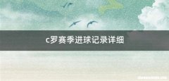 c罗赛季进球记录详细