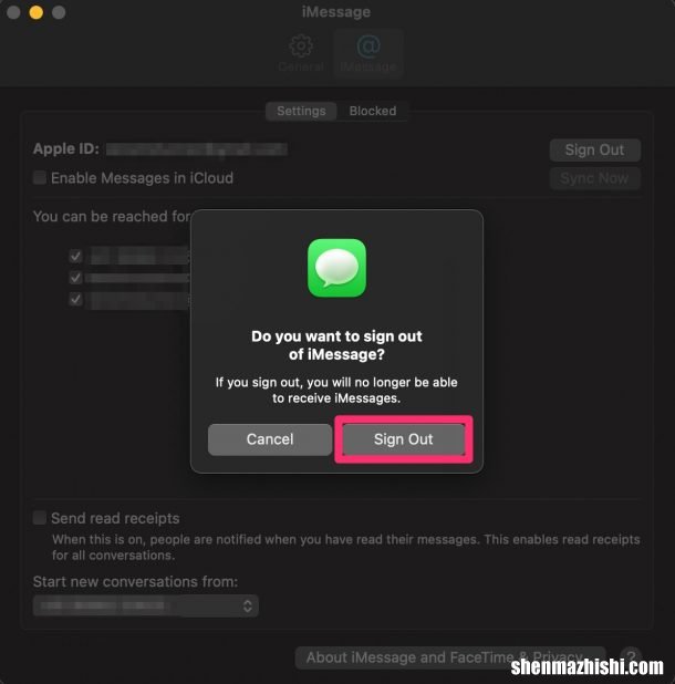 如何在Mac电脑上更改iMessage Apple ID