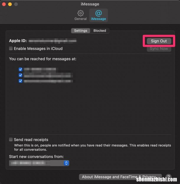 如何在Mac电脑上更改iMessage Apple ID