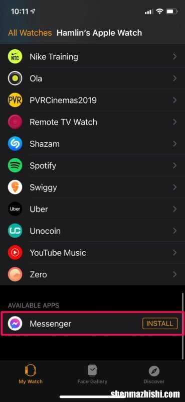 如何在Apple Watch上隐藏或显示应用程序