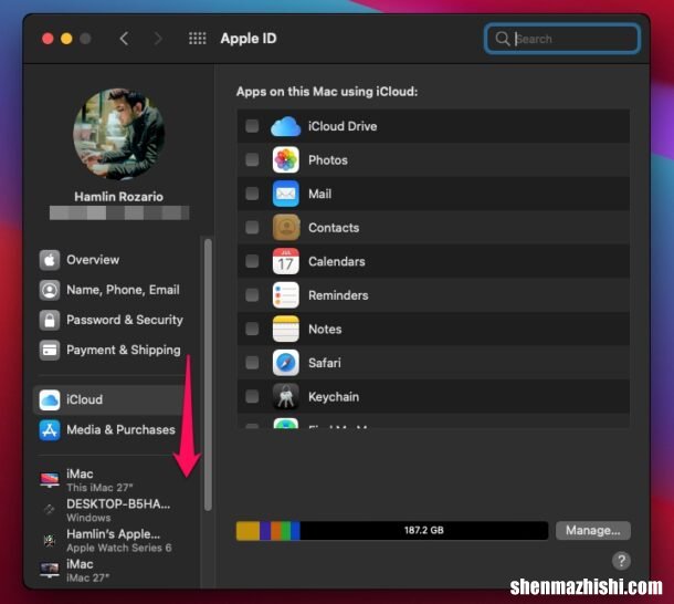 怎么在Mac电脑Apple ID中删除旧iPhone、iPad