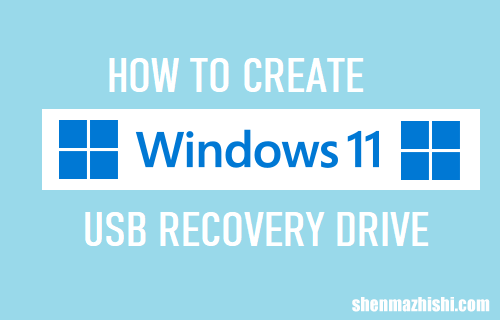 如何创建Win11 USB恢复驱动器，重新安装系统