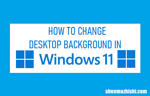 如何在Windows11中更改桌面背景，简单步骤