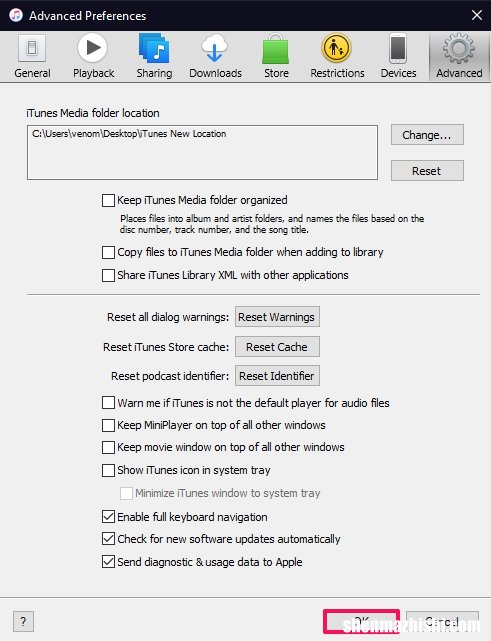 如何更改iTunes媒体位置，在Windows上移动iTunes资料库方法