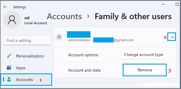 电脑登录账户 如何从Windows11中删除Microsoft帐户