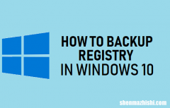 如何在Windows11/10中备份注册表操作步骤