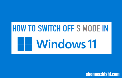 系统简单教程 如何在Windows11中关闭S模式