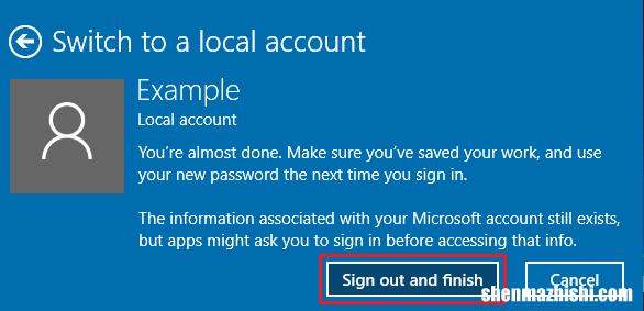 如何在Windows11中将Microsoft帐户切换到本地