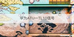 华为AT∪一TL10信号