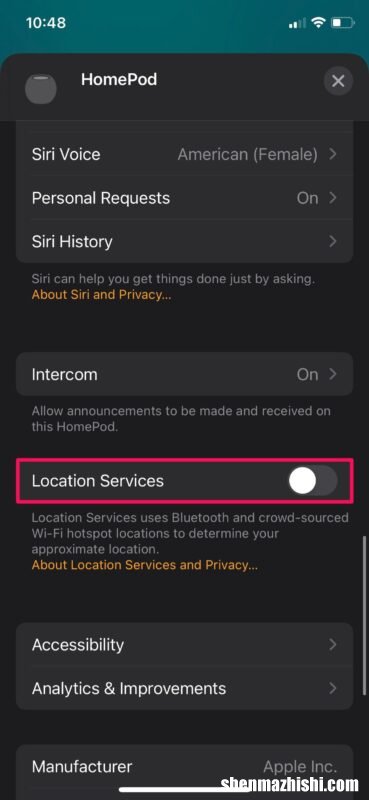 如何在HomePod mini上禁用定位服务，3个步骤完成