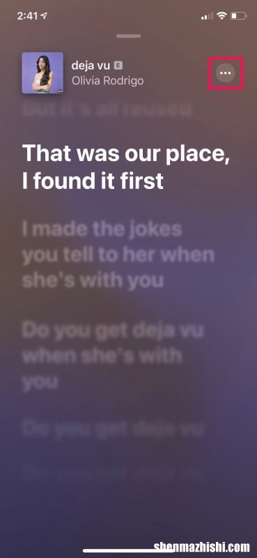 使用Apple Music将歌词发布到Instagram快拍