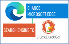 将微软Edge搜索引擎更改为DuckDuckGo